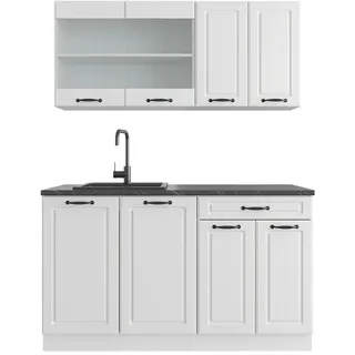 Vicco Küchenzeile R-Line 140 cm Weiß