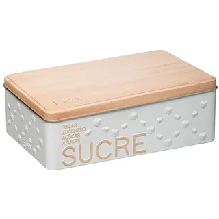 5 five simply smart Würfelzuckerdose aus metall "scandinave nature" weiß - 5 five simply smart
