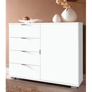 Priess Sideboard Breite 82 cm, weiß, weiß