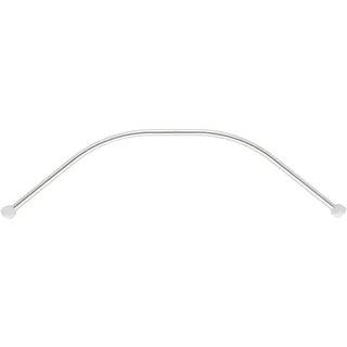 Wenko Duschvorhangstange Rund 80 x 80 x 90 cm chrom