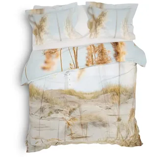 Heckett Lane Bettbezug Ubon 140 Cloud Sand