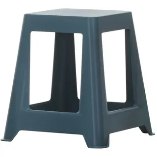 Vitra Hocker Chap blau, Designer Konstantin Grcic, 45.5x43x43 cm