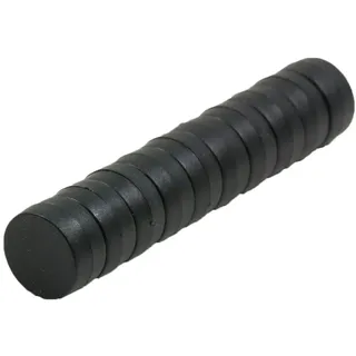 Magnetastico | 10x starke Neodym Magnete mit Schutzschicht| Farbe Schwarz & Größe 12x6 mm| Kleine Magnete extra stark, Büromagnete| Mini-Magnet für Magnettafel Kühlschrank Whiteboard & Glasmagnettafel