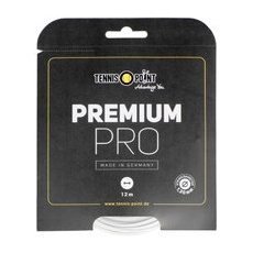 Tennis-Point Premium Pro Saitenset 12m, weiß