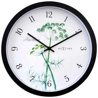 Nextime 30,5 cm Anethium schwarz/weiß