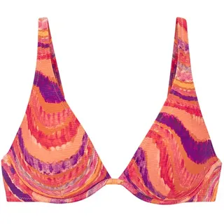 Bruno Banani Bügel-Bikini-Top »Kira« Mit modernem Print, rot
