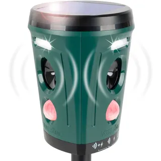 VOSS.sonic „360 Fusion“ - 360 Grad Ultraschall Katzenschreck, Marderschreck, Outdoor-Tiervertreiber gegen Marder, Katzen, Hunde, Reiher, Waschbären