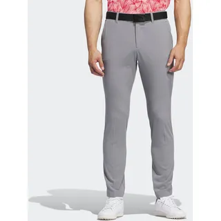Golfhose ADIDAS PERFORMANCE "ULTIMATE365 TAPERED", Herren, Gr. 28, Länge 32, grau (grau three,), Obermaterial: 88% Polyester, 12% Elasthan, Hosen Golfhose