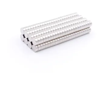 Brudazon | 45 Mini Scheiben-Magnete 5x2mm | N52 stärkste Stufe - Neodym-Magnete ultrastark | Power-Magnet für Modellbau, Foto, Whiteboard, Pinnwand, Kühlschrank, Basteln | Magnetscheibe extra stark