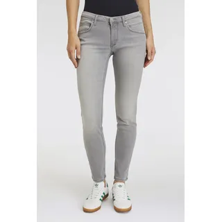 Slim-fit-Jeans MARC O'POLO DENIM "Alva", Damen, Gr. 26, Länge 32, grau (every day grau wash), Denim/Jeans, Obermaterial: 94% Baumwolle, 4% Polyester, 2% Elasthan, unifarben, slim fit normal, Jeans Slim-fit-Jeans, in klassischer 5-Pocket Form