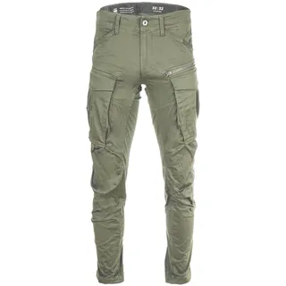 Skinny-fit-Jeans G-STAR "Jeans Rovic Zip 3d Regular Tapered", Herren, Gr. 32, N-Gr, grün, Obermaterial: 97% Baumwolle CO. 3% Elasthan EL., Jeans Skinny-fit-Jeans