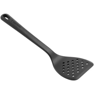 Pfannenwender HENCKELS BY ZWILLING "Silicone Onyx", schwarz, B:7,5cm H:4cm, Silikon, Küchenpaletten, Pfannenwender, Hitzebeständig, Aufhänge-Öse, Silikon
