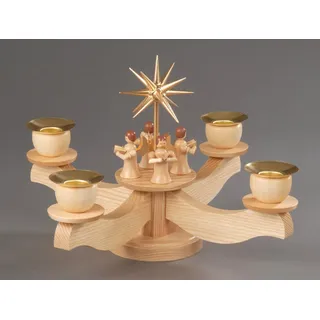 ALBIN PREIßLER Adventsleuchter 19 cm beige