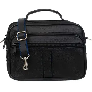 Herren-Ledertasche Obrok Wodnik - Schwarz