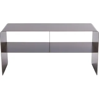 Kare Design Lowboard Lounge M, Bronze, 90x37x44 cm, TV-Schrank, Sideboard, minimalistisches Design, 2 Fächer, Stahl, Industrial, Modern, Wohnzimmer