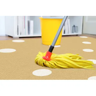 VINILIKO, Teppich aus Vinyl, senflose Punkte, 120 x 180 cm