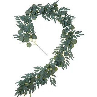 Kunstliche Eukalyptus Pflanze - 2 Meter - Cremefarben - Dekoration