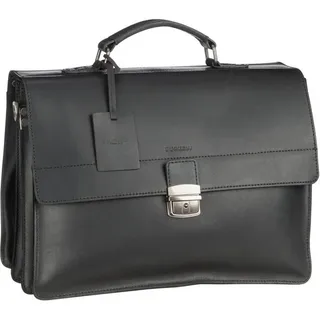 Burkely Vintage Dean Briefcase 6379 in Black (14.6 Liter), Aktentasche