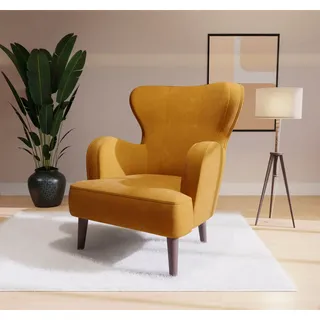 Home Affaire Sessel »SICILIA« moderner Ohrensessel, goldfarben