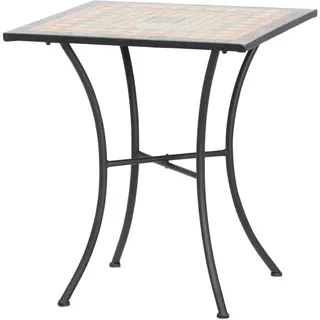 Siena Garden Gartentisch 64 x 64 x 70 cm Schwarz