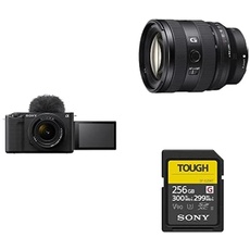 Sony ZV-E1 | Content Creation Vollformatkamera mit 28-60 mm Wechselobjektiv (kompakt und leicht, 4K60p, 12,2 Megapixel, 5 Achsen- und Digitale Stabilisierung) + SEL2070G + SFG256T