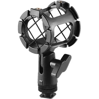 SmallRig Mikrofon-Schock-Mount für Camera Cold Shoe und Boompoles Schwarz