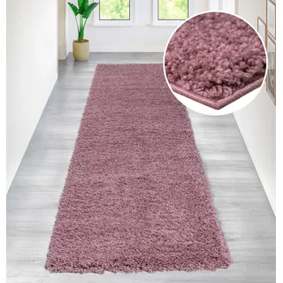 Bruno Banani »Shaggy Soft« rechteckig 30 mm Höhe Läufer, Brücke, gewebt, Uni-Farben, besonders weich,