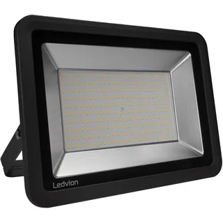 Ledvion LED Strahler Außen 200W wasserdicht IP65 4000K 17000lm | Schnellanschluss und verstellbare Halterung fuer Fassade Hof Garten und Betrieb