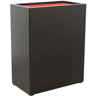 Rockingham Forge Leeres Messerblock, Plastik, Schwarz Glänzend, 18.5 x 10.5 x 22.5 cm, Leeres Messerblock