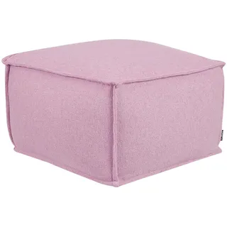 Beliani Pouf Rosa Sherali , Pink , Naturmaterialen , Quadratisch , 50x30x50 cm , Wohnzimmer, Sessel, Hocker & Hockerbänke, Poufs