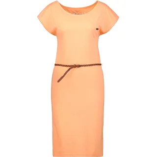Sommerkleid ALIFE & KICKIN, Damen, Gr. M, Normalgrößen, orange (tangerine melange), 65% Baumwolle, 35% Polyester, Rundhals, Kleider Sommerkleid