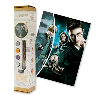 DIAMANTINY Harry Potter Mosaik-Set Diamond Painting 1 Leinwand 30 x 40 cm mehrfarbig