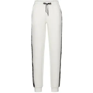 French Connection Sweathose mit seitlichen Kontraststreifen und Logodruck, weiß