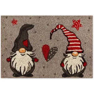 Excelsa Gnomo Fußmatte Weihnachten Kokosfaser 60 x 40 cm