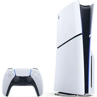 Sony PlayStation 5 Slim 1000 GB Weiß + 1x DualSense Wireless-Controller
