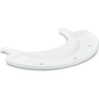 hauck Alpha Play Tray, Wei - Spielbrett Kompatibel mit Alpha+ & Beta+ Holzhochstuhl, Schnelle Klick Befestigung, Kombinierbar mit bis zu 3 Spielaufstzen (nicht enthalten), Abwischbar - Weiß