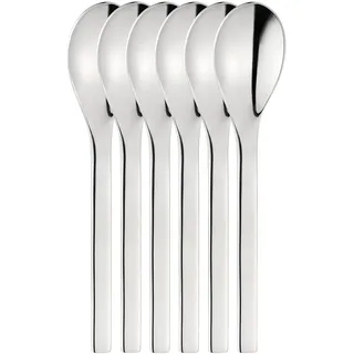 PURESIGNS Eierlöffel 13 cm 6er-Set Edelstahl 18/10 poliert ONE – rostfrei & spülmaschinenfest