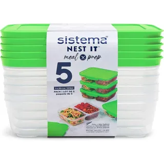 Sistema NEST IT Frischhaltedosen Set, 5 Stück