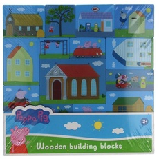 Wins Holland Peppa Pig Wooden Building Block Set