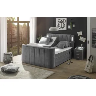 ed exciting design Boxspringbett Dallas 6 - grau