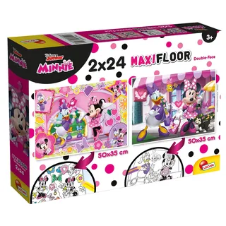 Lisciani DISNEY PUZZLE MAXIFLOOR 2 x 24 Minnie (24 Teile)
