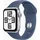 Watch SE GPS 44mm Aluminiumgehäuse silber Sportarmband blau M/L