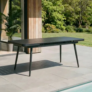 Idimex Gartentisch Sunny , Schwarz , Metall , Mode , 150x78x90 cm , Gartenmöbel, Gartentische