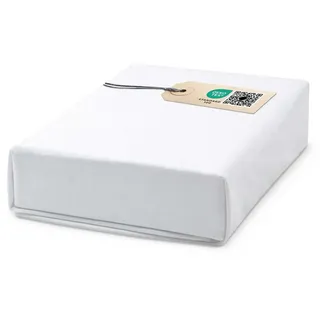 Ehrenkind Spannbettlaken Bio-Baumwolle 90 x 200 cm weiß