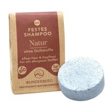 Wunderberg festes Shampoo aus natürlichen Rohstoffen