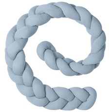 Bild Nestchenschlange geflochten Jersey hellblau, 200 cm