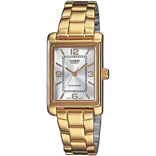 Casio Damen Analog Quarz mit Edelstahl Armbanduhr LTP 1234PG 7A