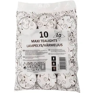Asp-Holmblad Maxi Teelichter 10 ST.