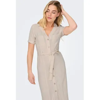 Only Hemdblusenkleid Beige 36