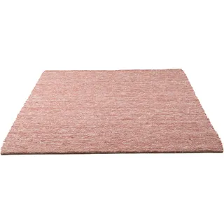 Sansibar "Hörnum", rechteckig 12 mm Höhe Handweb Teppich, meliert, reine gewalkte Wolle, handgewebt,